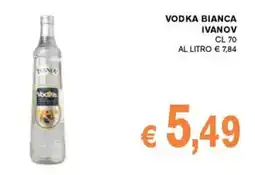 D'Italy Vodka bianca Ivanov offerta