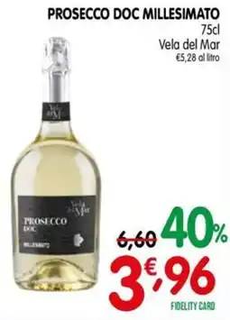 D'Ambros Prosecco DOC Millesimato Vela del Mar offerta