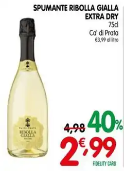 D'Ambros Spumante Ribolla Gialla Extra Dry offerta