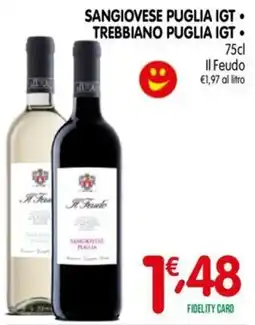 D'Ambros Sangiovese Puglia IGT e Trebbiano Puglia IGT Il Feudo offerta