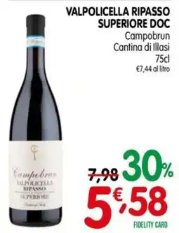 D'Ambros Campobrun Valpolicella Ripasso Superiore offerta