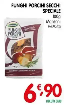 D'Ambros Funghi porcini secchi speciale Manzoni offerta