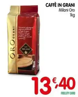 D'Ambros Caffè in grani Milani Oro offerta