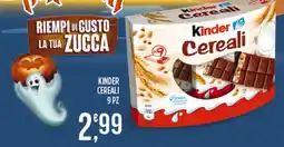 Supermercato Pollio Kinder Cereali offerta