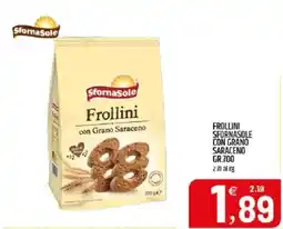 Ard Discount Frollini SfornaSole con Grano Saraceno offerta