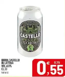 Ard Discount Birra Castello offerta