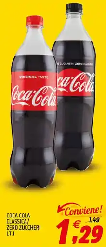 Ard Discount Coca Cola Classica/Zero Zuccheri offerta