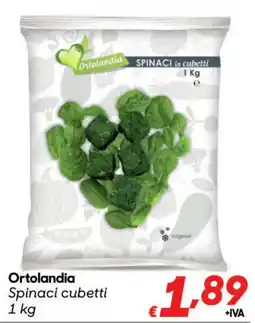 Pac Cash&Carry Ortolandia Spinaci cubetti offerta