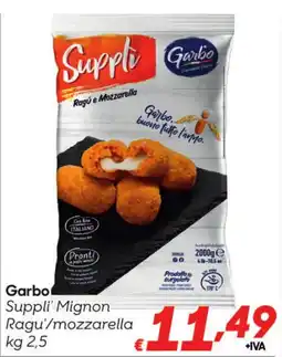Pac Cash&Carry Garbo Suppli' Mignon Ragu'/mozzarella offerta