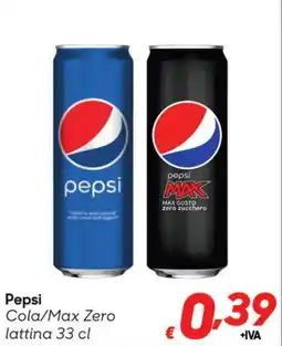 Pac Cash&Carry Pepsi Cola/Max Zero offerta