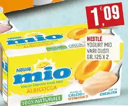 Maxipiù Nestlé mio Yogurt Cremoso Senza Pezzi Albicocca offerta