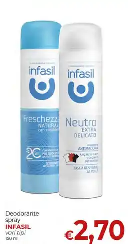 Maxi Nonna Isa Deodorante spray INFASIL offerta