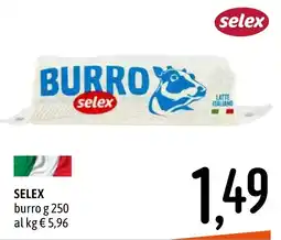 Emisfero Burro Selex offerta