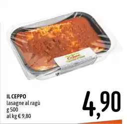 Emisfero Il Ceppo lasagne al ragù offerta