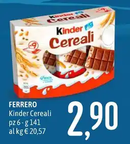 Emisfero Ferrero Kinder Cereali offerta