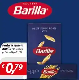 DiMeglio Pasta di semola Barilla offerta