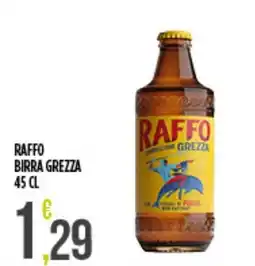 Netto Supermercati Raffo birra grezza offerta