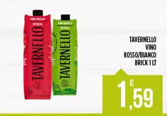 Tavernello vino rosso/bianco