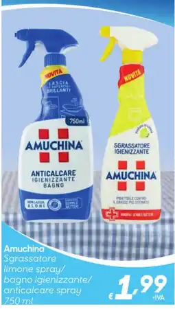 Pac Cash&Carry Amuchina sgrassatore limone spray/bagno igienizzante/anticalcare spray offerta