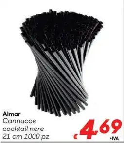 Pac Cash&Carry Almar Cannucce cocktail nere offerta