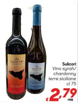 Pac Cash&Carry Sulicori Vino syrah/chardonnay terre siciliane offerta