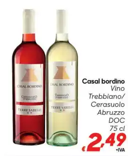 Pac Cash&Carry Casal bordino Vino Trebbiano/Cerasuolo Abruzzo DOC offerta