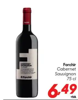 Pac Cash&Carry Forchir Cabernet Sauvignon offerta