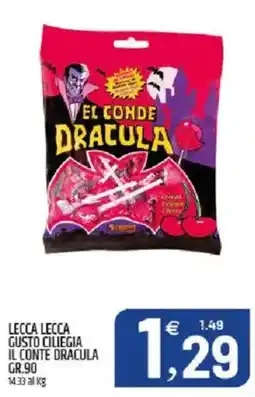 Ard Discount Lecca Lecca Gusto Ciliegia Il Conte Dracula offerta