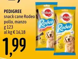 Emisfero Pedigree snack cane Rodeo offerta