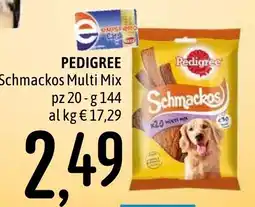 Emisfero Pedigree Schmackos Multi Mix offerta