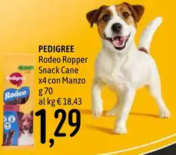 Emisfero Pedigree Rodeo Ropper Snack Cane offerta
