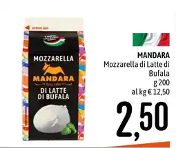 Emisfero Mozzarella di latte di bufala Mandara offerta