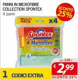 DiMeglio Panni in microfibra Spontex Collection offerta
