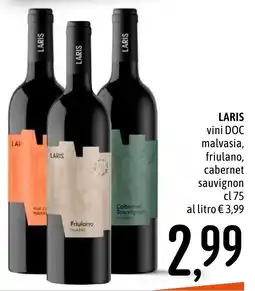 Emisfero Laris vini DOC offerta