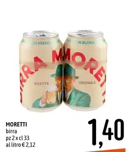 Emisfero Moretti birra offerta
