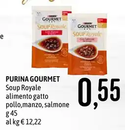 Emisfero Purina Gourmet Soup Royale alimento gatto offerta