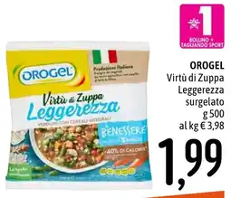 Emisfero Orogel Virtù di Zuppa Leggerezza offerta