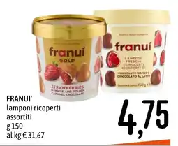 Emisfero Franui' lamponi ricoperti assortiti offerta