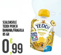 Netto Supermercati Teddi pouch banana/fragola offerta