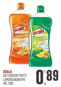 Maxipiù Scala detersivo piatti limone/agrumi offerta