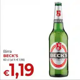 Maxi Nonna Isa Birra BECK'S offerta