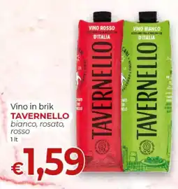 Maxi Nonna Isa Vino in brik Tavernello offerta
