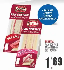 Maxipiù Beretta pan soffice tramezzino offerta