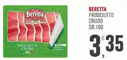 Maxipiù Prosciutto crudo Beretta offerta