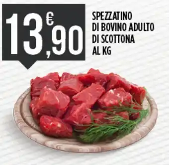 Spezzatino di bovino adulto di scottona