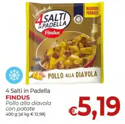 Maxi Nonna Isa 4 Salti in Padella Findus Pollo alla diavola offerta