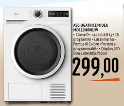 Emisfero Asciugatrice Midea offerta