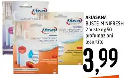 Emisfero Ariasana buste minifresh offerta