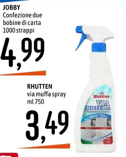 Emisfero Rhütten via muffa spray offerta