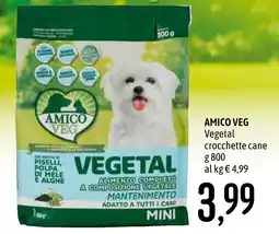 Emisfero Amico Veg Vegetal crocchette cane offerta